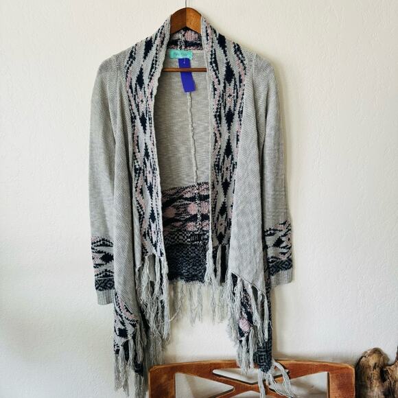 Filly Flair Sweaters - Filly Flair | Aztec tassel cardigan sweater